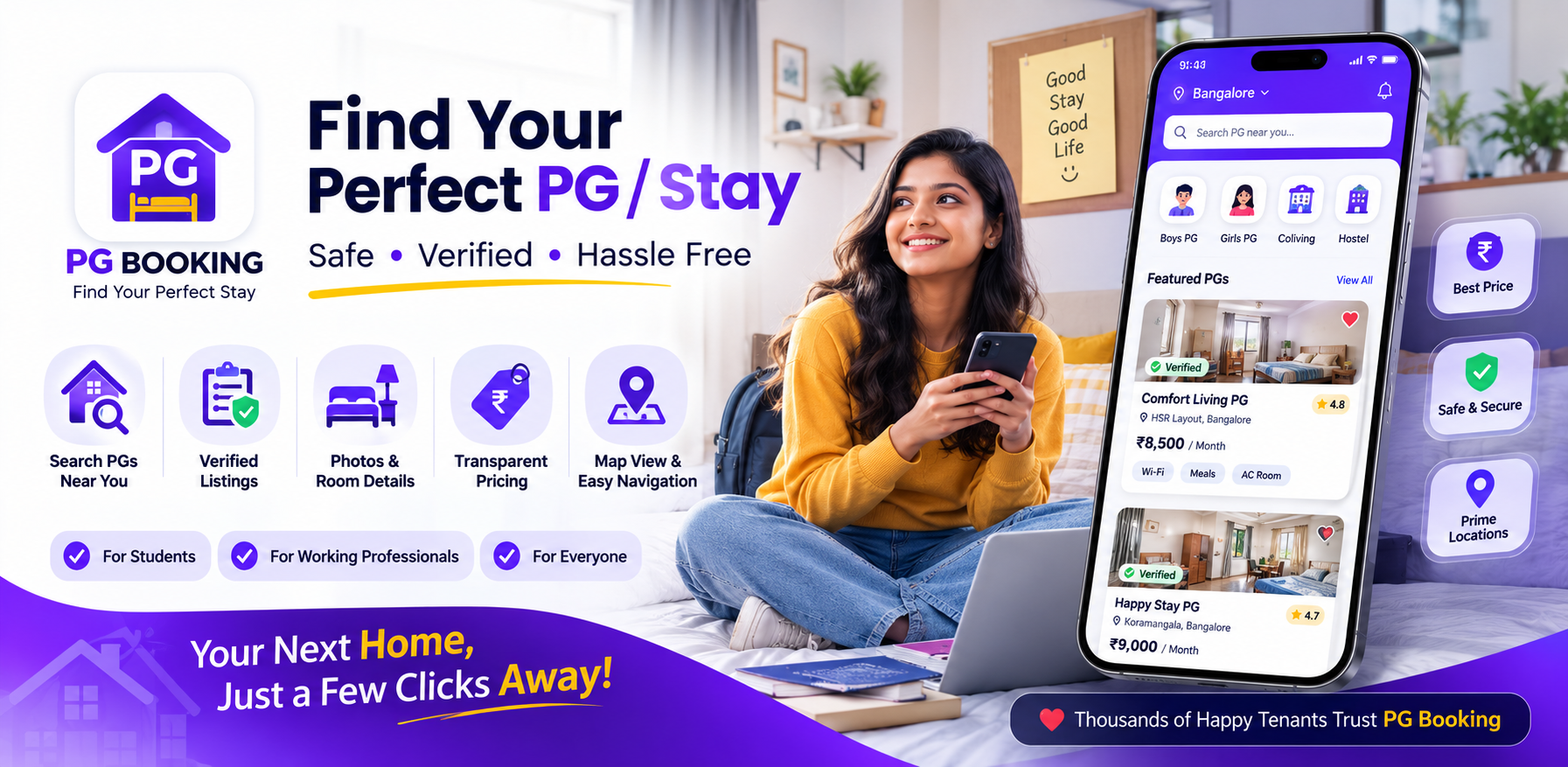 PG Booking